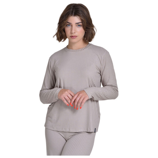 Target Γυναικεία μακρυμάνικη μπλούζα T-Shirt Long Sleeve "Rib Viscose"
